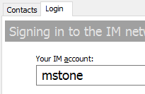 Interfaccia di registrazione